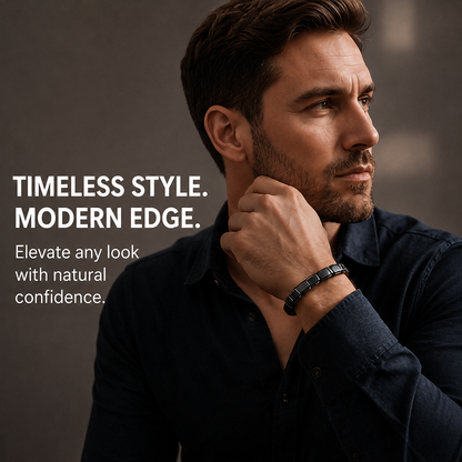 Meridian™ - Weighted Natural Hematite Bracelet
