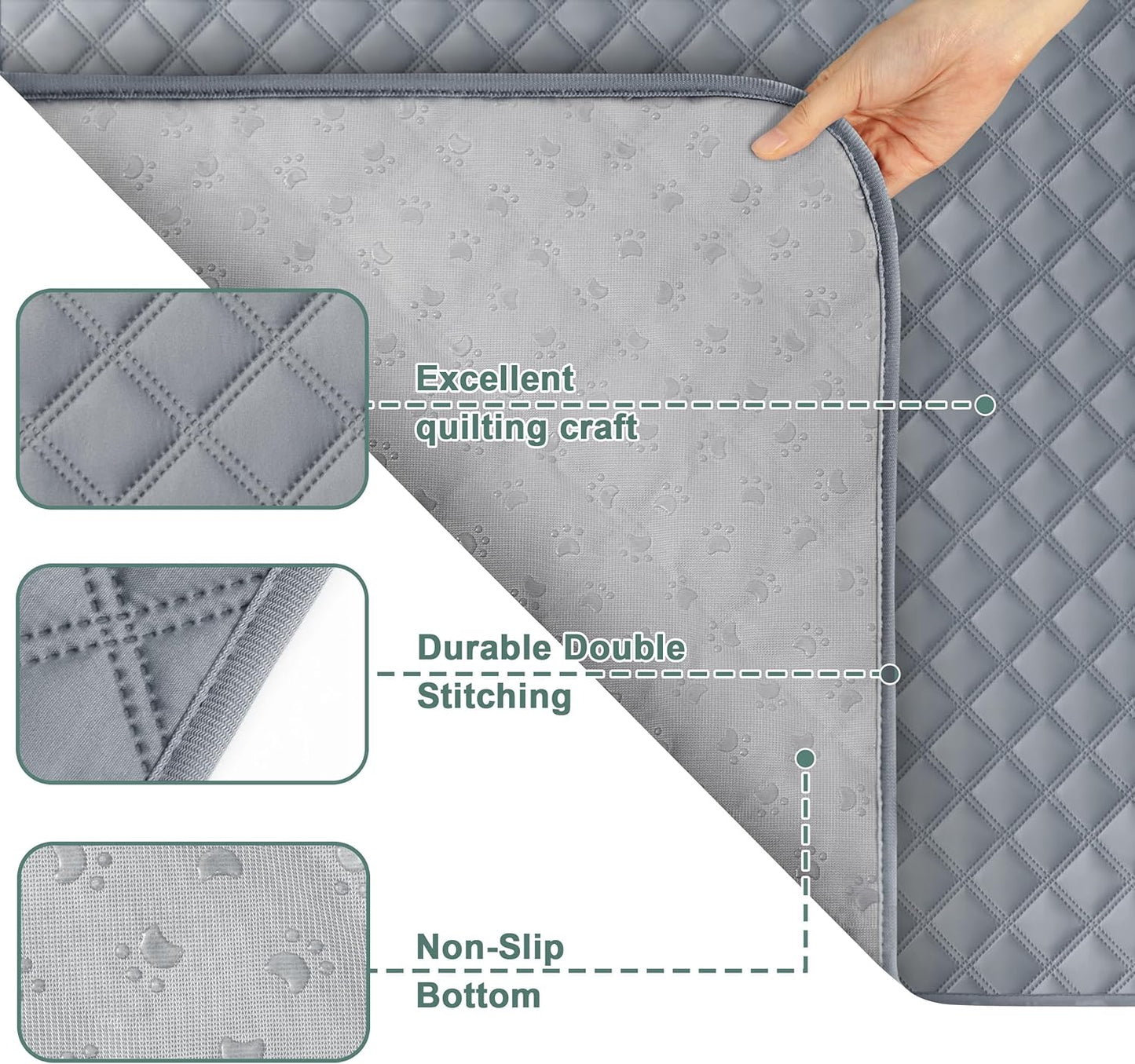 DoggyPad™ - Washable Waterproof Dog Pee Pads (2pcs)