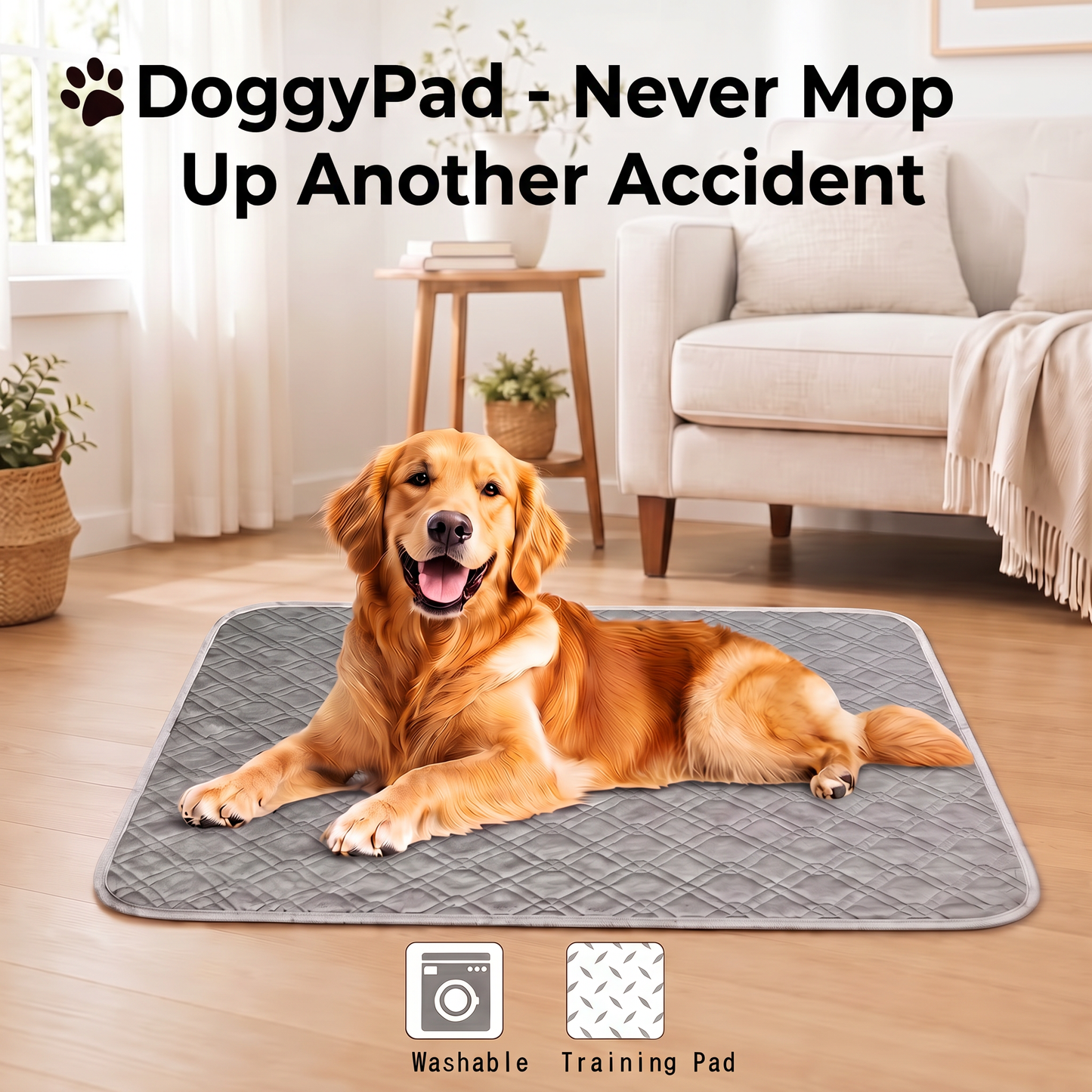 DoggyPad™ - Washable Waterproof Dog Pee Pads (2pcs)